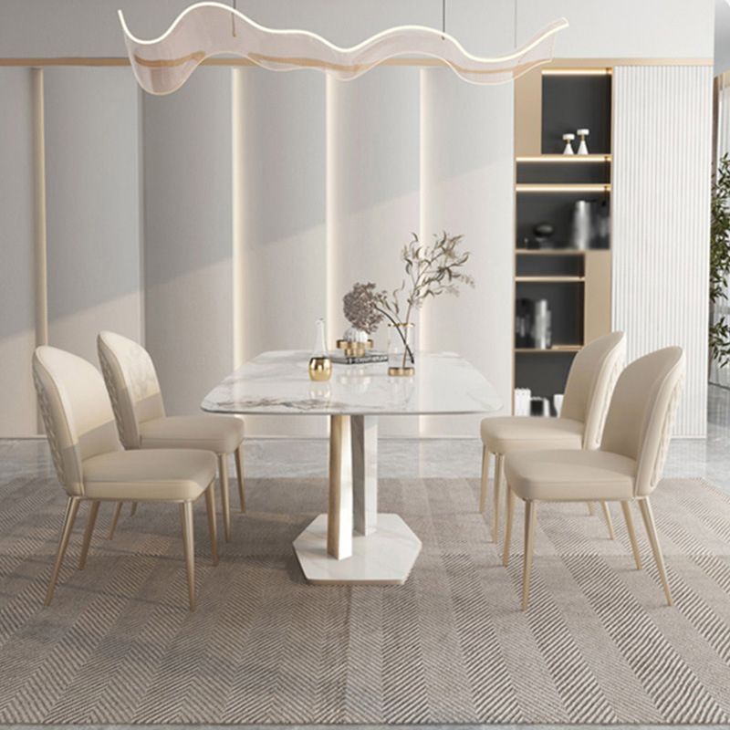 1/2/5/7 Pcs Sintered Stone Dining Table Set Dining Chairs Set Clearhalo 'Dining Room Sets' 'Dining Tables & Seating' 'dining_room_set' 'furn' 'furn_dining_room_set' 'Furniture' 'furniture_dining_room_set' 'Kitchen & Dining Furniture' 1200x1200_7e6937db-cd35-4c98-8e1a-f80c84effd38