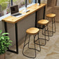 Modern Counter Height Pub Set 1/2/4/7 Pcs Solid Wood Top Bar Table and Bar Stools Clearhalo 'Bar Furniture' 'furn' 'furn_home_bar_bar_sets' 'Furniture' 'Home Bars & Bar Sets' 'home_bar_bar_sets' 'Kitchen & Dining Furniture' 1200x1200_7e69f3df-e7f2-4f59-b87c-14b176a4c1d8