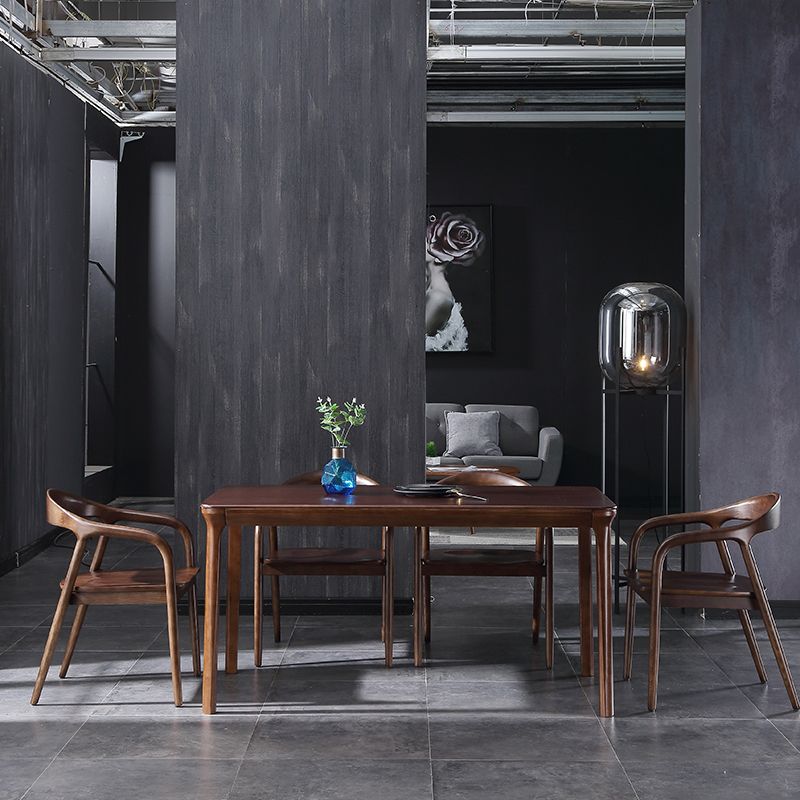 Traditional Style Ash Wood Chair Set Kitchen Dining Room Open Back Arm Chairs Clearhalo ' kitchen&dining_furn' 'Dining Chairs' 'Dining Tables & Seating' 'dining_chair' 'furn' 'furn_dining_chair' 'Furniture' 'furniture_dining_chair' 'Kitchen & Dining Furniture' 'kitchen' 1200x1200_7e6b1fb7-f195-4754-b417-d36af7cd2781