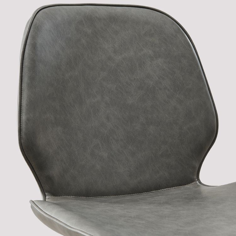 Industrial Metal Dining Room Chair Faux Leather Dining Chairs for Restaurant Use Clearhalo ' kitchen&dining_furn' 'Dining Chairs' 'Dining Tables & Seating' 'dining_chair' 'furn' 'furn_dining_chair' 'Furniture' 'furniture_dining_chair' 'Kitchen & Dining Furniture' 'kitchen' 1200x1200_7e6c0d54-45d5-4779-80b4-019c4b491571