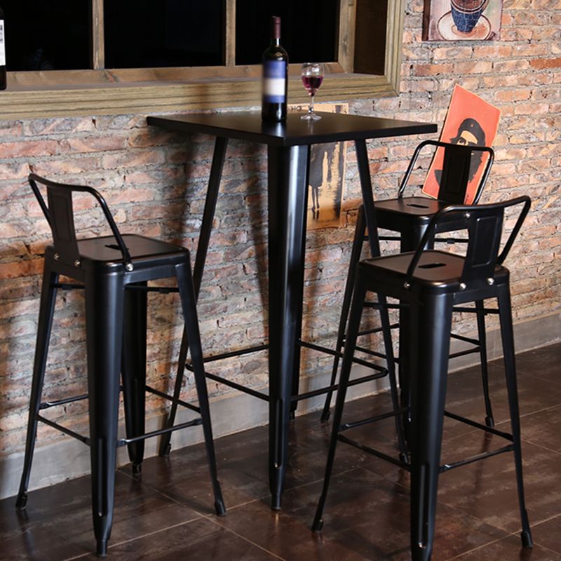 Industrial Black Metal Counter Stools Low Back Bristol Bar Stools with Square Seat Clearhalo 'Bar Furniture' 'Bar Stools' 'bar_stools' 'furn' 'furn_bar_stools' 'furniture_bar_stools' 'Kitchen & Dining Furniture' 'kitchen&dining_furn' 'kitchen' 'kitchen_furn' Furniture' 1200x1200_7e6ec341-97d5-417a-857a-ae25b8a7409d