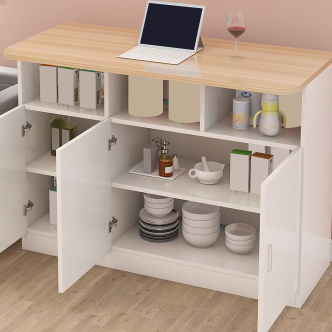 Rechteckiger Bartisch aus Holz, Esstisch für Küche und Wohnzimmer