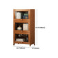 Brown Modern Standard Bookcase Manufactured Wood Bookcase with Door for Home Clearhalo 'Bookcases' 'furn' 'furn_bookcases' 'Furniture' 'furniture_bookcases' 'kitchen' 'kitchen_bookcases' 'Living Room Furniture' 'Office Furniture' 1200x1200_7e739af0-60c3-4db8-8b66-2cda45d550de