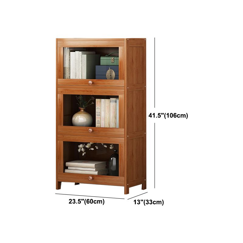 Brown Modern Standard Bookcase Manufactured Wood Bookcase with Door for Home Clearhalo 'Bookcases' 'furn' 'furn_bookcases' 'Furniture' 'furniture_bookcases' 'kitchen' 'kitchen_bookcases' 'Living Room Furniture' 'Office Furniture' 1200x1200_7e739af0-60c3-4db8-8b66-2cda45d550de