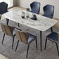 Designer Style Sintered Stone Dining Set Rectangle 1/4/5/7 Pieces Dining Room Table Set Clearhalo 'Dining Room Sets' 'Dining Tables & Seating' 'dining_room_set' 'furn' 'furn_dining_room_set' 'Furniture' 'furniture_dining_room_set' 'Kitchen & Dining Furniture' 1200x1200_7e74b7e7-c6ff-403d-a68b-71d7a009d02e