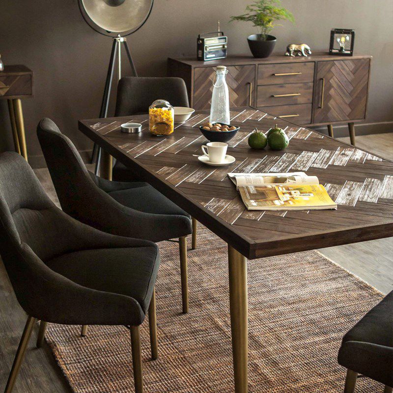 Traditional Luxury Pine Solid Wood Dining Table Rectangle 4 Legs Table for Dining Room Clearhalo ' dining_table' 'Dining Tables & Seating' 'Dining Tables' 'furn' 'furn_dining_table' 'Furniture' 'furniture_dining_table' 'Kitchen & Dining Furniture' 'kitchen&dining_furn' 'kitchen' 'kitchen_dining_table' 1200x1200_7e7575a2-5297-4443-b9f9-f3b65cd9b68c