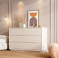 Modern Dresser Solid Wood Storage Chox Coffing con 3 cajones