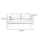 Brown Leather Settee Furniture Loose Back Square Arm Loveseat Clearhalo 'furn' 'furn_sofas' 'Furniture' 'furniture_sofas' 'kitchen' 'kitchen_sofas' 'Living Room Furniture' 'Sofa' 'sofas' 1200x1200_7e7859b4-06ff-4d4d-b76e-ace5128753cc