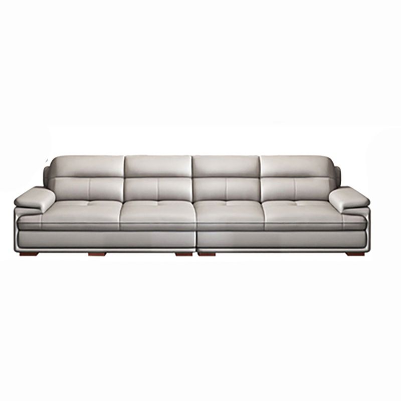 Contemporary Pillowed Back Cushions Sofa/Sectional with Pillow Top Arm Clearhalo 'furn' 'furn_sectionals' 'Furniture' 'furniture_sectionals' 'kitchen' 'kitchen_sectionals' 'Living Room Furniture' 'Sectionals' 1200x1200_7e78a461-d2aa-4c83-afb0-ca20f9ca85b5