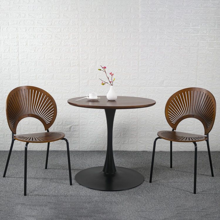 Modern Style Wood Kitchen Dining Room Chair Set Open Back Side Shell Chairs Clearhalo ' kitchen&dining_furn' 'Dining Chairs' 'Dining Tables & Seating' 'dining_chair' 'furn' 'furn_dining_chair' 'Furniture' 'furniture_dining_chair' 'Kitchen & Dining Furniture' 'kitchen' 1200x1200_7e7cccb4-1073-4fe6-8f56-549be31d0e66