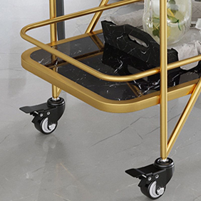 Moderne 2-laags voorbereidende tabel rechthoekige open opslagbereidingstabel