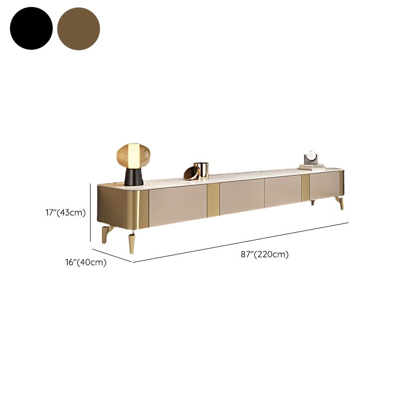 Contemporary TV Stand Console Stone TV Media Console with Drawers Clearhalo 'furn' 'furn_tv_stands_entertainment_centers' 'Furniture' 'Living Room Furniture' 'TV Stands & Entertainment Centers' 'TV Stands & Media Storage Furniture' 'tv_stands_entertainment_centers' 1200x1200_7e7f5e0a-1c9e-4fbc-af44-0ad9a0d6e69a