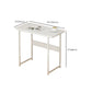 Metal and Wooden Writing Desk Sled Base Rectangular Office Desk for Office Clearhalo 'furn' 'furn_office_desk' 'Furniture' 'Office Desks' 'Office Furniture' 'office_desk' 1200x1200_7e80ee5f-81ae-4db1-8fc4-cef3f37f5382