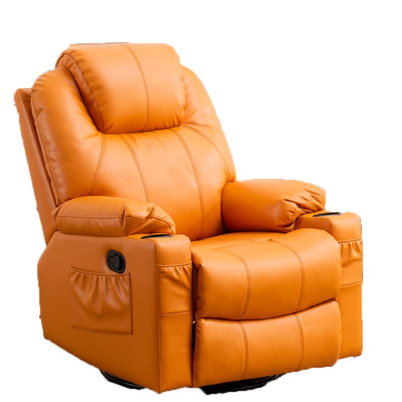 Metal Frame Home Theater Recliner Swivel Rocker Chair with Storage Clearhalo 'Chairs & Seating' 'furn' 'furn_recliners' 'Furniture' 'Living Room Furniture' 'Recliners' 1200x1200_7e81a4ab-0a67-44d5-95c9-fb3f8d3214a1