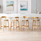 Modern Milk Tea Shop Low Back Stool Matte Finish Upholstered Bar Stools Clearhalo 'Bar Furniture' 'Bar Stools' 'bar_stools' 'furn' 'furn_bar_stools' 'Furniture' 'Kitchen & Dining Furniture' 1200x1200_7e833926-e342-4939-83b6-4292b6ce4a6b