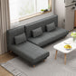 30.7"H Blue/ Grey / Green Linen Armless Sofa Bed& Chaise for Living Room