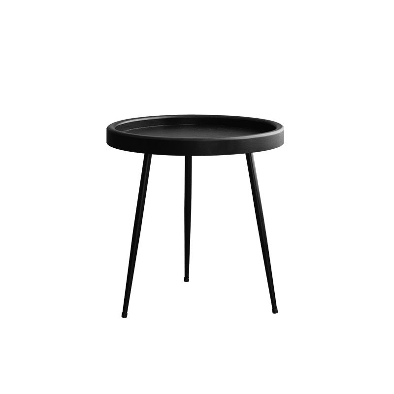 Scandinavian 3 Legs Coffee Table Round Wooden Coffee Table for Living Room Clearhalo 'Coffee & Accent Tables' 'Coffee Tables' 'coffee_tables' 'furn' 'furn_coffee_tables' 'Furniture' 'Living Room Furniture' 1200x1200_7e855110-aa6e-407d-aa4c-a36e8b01cae8