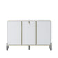 Server top in pietra sinterizzato in stile glam con porta e cassetto