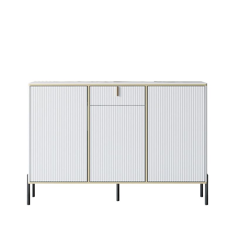 Server top in pietra sinterizzato in stile glam con porta e cassetto
