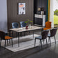 Sintered Stone Table for Restaurant Industrial Rectangle Dining Table with 4 Legs Clearhalo 'Dining Tables & Seating' 'Dining Tables' 'dining_table' 'furn' 'furn_dining_table' 'Furniture' 'furniture_dining_table' 'Kitchen & Dining Furniture' 'kitchen' 'kitchen_dining_table' 1200x1200_7e86e5ed-7658-46c5-be28-940f05cd0afd