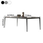 Industrial Style Home Sintered Stone Dining Table 4 Legs Base Rectangle Table Clearhalo ' dining_table' 'Dining Tables & Seating' 'Dining Tables' 'furn' 'furn_dining_table' 'Furniture' 'furniture_dining_table' 'Kitchen & Dining Furniture' 'kitchen&dining_furn' 'kitchen' 'kitchen_dining_table' 1200x1200_7e881acd-0d80-4e28-ab97-efdf7b70a22b