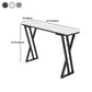 Rectangle Sintered Stone Bar Table Modern Dining Table for Kitchen Living Room Clearhalo 'Bar Furniture' 'Bar Tables' 'bar_tables' 'furn' 'furn_bar_tables' 'Furniture' 'Kitchen & Dining Furniture' 1200x1200_7e8cedd3-e658-41c0-a634-45606cef682a