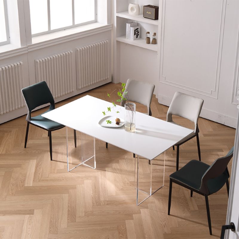 Tavolo da pranzo moderno rettangolare Tavolo da pranzo in pietra sinterizzata per sala da pranzo