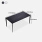 Stone Top Dining Table Rectangle Contemporary Table with 4 Legs in Black Clearhalo 'Dining Tables & Seating' 'Dining Tables' 'dining_table' 'furn' 'furn_dining_table' 'Furniture' 'furniture_dining_table' 'Kitchen & Dining Furniture' 'kitchen' 'kitchen_dining_table' 1200x1200_7e8d30e2-1a2f-485f-a929-e33382818aa7