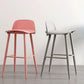Modern Armless Backrest Counter Stool Iron Kitchen Bar Stool with Acrylic Seat and Pedal Clearhalo 'Bar Furniture' 'Bar Stools' 'bar_stools' 'furn' 'furn_bar_stools' 'Furniture' 'furniture_bar_stools' 'Kitchen & Dining Furniture' 1200x1200_7e8e753d-4411-44ae-b271-ad6e0bcf5295