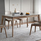 Sintered Stone Top Rectangle Table in Grey Kitchen Table with Wooden Base and 4 Legs Clearhalo ' dining_table' 'Dining Tables & Seating' 'Dining Tables' 'furn' 'furn_dining_table' 'Furniture' 'furniture_dining_table' 'Kitchen & Dining Furniture' 'kitchen&dining_furn' 'kitchen' 'kitchen_dining_table' 1200x1200_7e8ecfa4-b52c-47cd-85c3-69fd6bbbcf1d