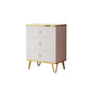 White Accent Chest 15.74" Wide Chest with Drawers, Water Resistant Clearhalo 'Cabinets & Chests' 'cabinets_chests' 'furn' 'furn_cabinets_chests' 'Furniture' 'Living Room Furniture' 1200x1200_7e905e1c-5a49-40c8-b675-5c4edf413df8