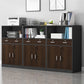 Storage Shelves File Cabinet Wood Contemporary Vertical Locking File Cabinet