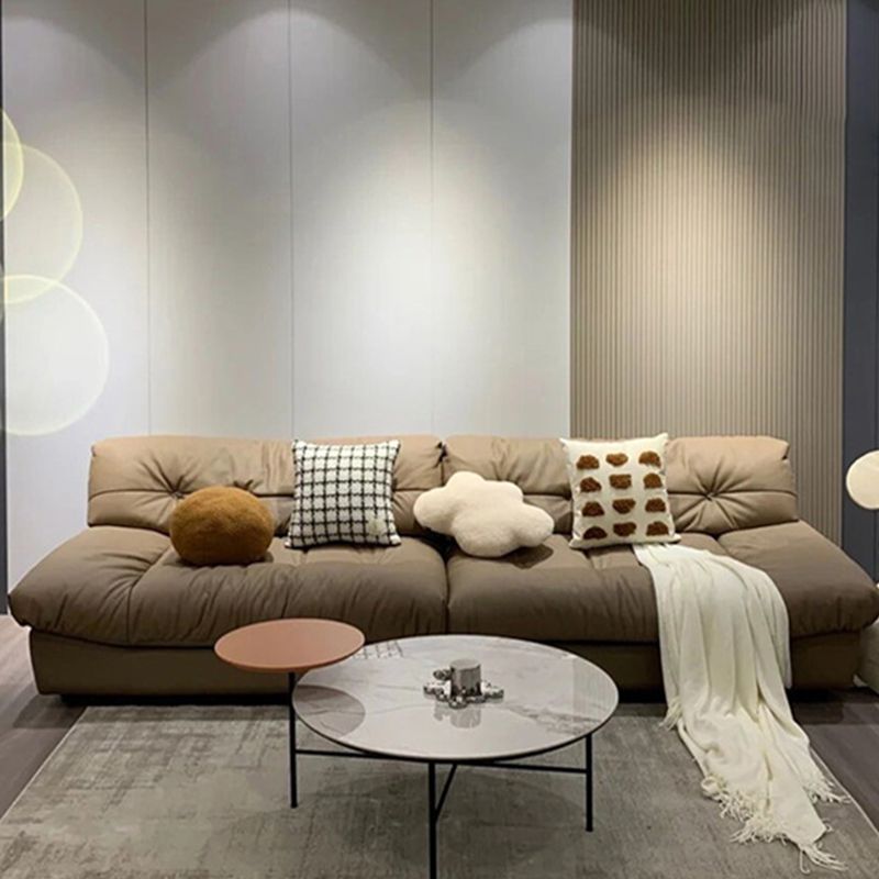 Zeitgenössischer armloser Sofa Tufted Split-Rücken-Wohnzimmersofa