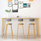 Contemporary Indoor Counter Height Dining Table Marble Rectangle White Bistro Table Clearhalo 'Bar Furniture' 'Bar Tables' 'bar_tables' 'furn' 'furn_bar_tables' 'Furniture' 'furniture_bar_tables' 'Kitchen & Dining Furniture' 1200x1200_7e97bb43-0cbb-4f69-8856-242d1108cf87