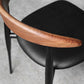 Industrial Upholstered Armless Chair Black Legs Kitchen Open Back Dining Chair Clearhalo 'Dining Chairs' 'Dining Tables & Seating' 'dining_chair' 'furn' 'furn_dining_chair' 'Furniture' 'Kitchen & Dining Furniture' 1200x1200_7e999ce6-492f-4a99-a96c-52693c1b4c60