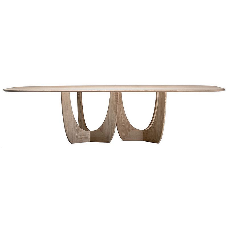 Rectangle Wood Color Dining Table Solid Wood Table Contemporary with Double Pedestal Clearhalo ' dining_table' 'Dining Tables & Seating' 'Dining Tables' 'furn' 'furn_dining_table' 'Furniture' 'furniture_dining_table' 'Kitchen & Dining Furniture' 'kitchen&dining_furn' 'kitchen' 'kitchen_dining_table' 1200x1200_7e9b61ea-144e-4e0c-a54d-83a82920825c