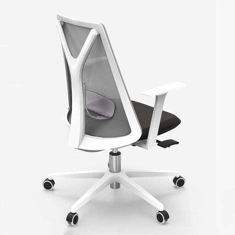 Modern Desk Chair Mesh Computer Chair Mid-Back Chair with Fixed Arm Clearhalo 'furn' 'furn_office_chair' 'Furniture' 'Office Chairs' 'Office Furniture' 'office_chair' 1200x1200_7e9c62a7-ddba-4263-a1d4-36718f24ced1