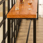 Industrial Bar Table Solid Wood Bar Dining Table with Trestle Base Clearhalo 'Bar Furniture' 'Bar Tables' 'bar_tables' 'furn' 'furn_bar_tables' 'Furniture' 'furniture_bar_tables' 'Kitchen & Dining Furniture' 1200x1200_7e9e4fed-42cf-4da1-b978-1f83b59e2732