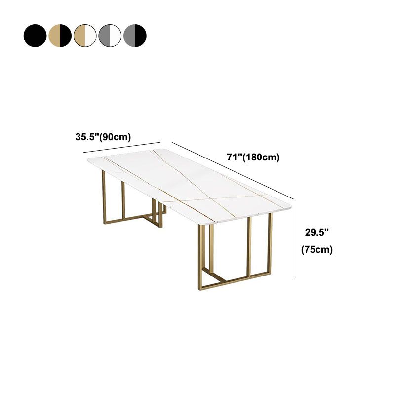 Sintered Stone Rectangular Meeting Table Home Office Luxury Writing Desk Clearhalo 'furn' 'furn_office_desk' 'Furniture' 'furniture_office_desk' 'Office Desks' 'Office Furniture' 'office_desk' 1200x1200_7ea0c2d5-7023-4807-a45b-afb5c8c8cd49