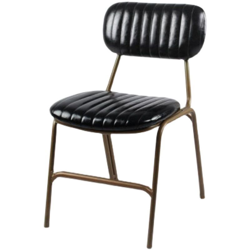 Industrial Metal Dining Room Chairs Open Back Dining Side Armless Dining Chairs (Set of 2) Clearhalo ' kitchen&dining_furn' 'Dining Chairs' 'Dining Tables & Seating' 'dining_chair' 'furn' 'furn_dining_chair' 'Furniture' 'furniture_dining_chair' 'Kitchen & Dining Furniture' 'kitchen' 1200x1200_7ea17bdc-f90a-4522-ae6b-81a07dd9b4de