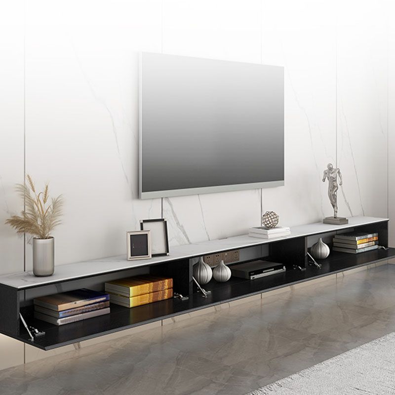 Floating TV Stand Console Modern Enclosed Storage TV Media Stand Clearhalo 'furn' 'furn_tv_stands_entertainment_centers' 'Furniture' 'Living Room Furniture' 'TV Stands & Entertainment Centers' 'TV Stands & Media Storage Furniture' 'tv_stands_entertainment_centers' 1200x1200_7ea2319c-fb49-4025-8ecf-9e8379357503