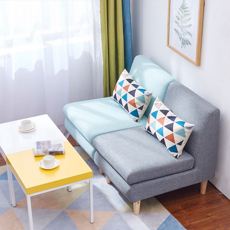 Modern Fabric Armless Settee Tight Back Standard Sofa for Living Room Clearhalo 'furn' 'furn_sofas' 'Furniture' 'furniture_sofas' 'Living Room Furniture' 'Sofa' 'sofas' 1200x1200_7ea2f4a4-cf9a-44e0-9d37-a809a5284982