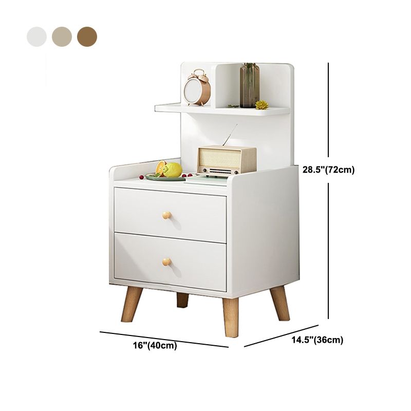 Open Storage Modern Night Table Drawer Storage Imitation Wood Nightstand Clearhalo 'Bedroom Furniture' 'furn' 'furn_night_stand' 'Furniture' 'night_stand' 'Nightstands' 1200x1200_7ea6d4ce-8190-4994-9ac1-e35d708af1e3
