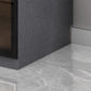 Bedroom Hinged Doors Storage Cabinet Glass Door Wardrobe with Garment Rod