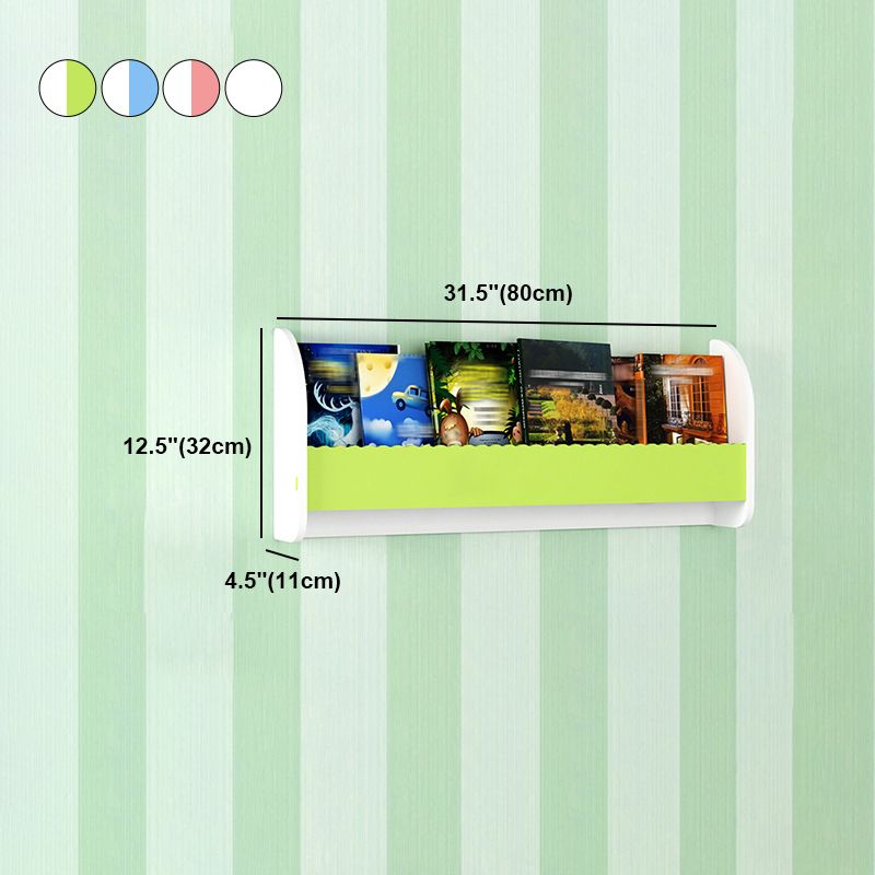 Contemporary Style Bookshelf Wall Mounted Horizontal Bookcase for Home Office Clearhalo 'Bookcases' 'furn' 'furn_bookcases' 'Furniture' 'furniture_bookcases' 'kitchen' 'kitchen_bookcases' 'Living Room Furniture' 'Office Furniture' 1200x1200_7ea9033c-c15a-4b83-86ff-f210c6e9bece