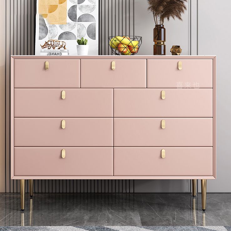Modern Stone Wood Sideboard 9-Drawer Dining Room Buffet Server,47"L x 15.7"W x 36.6"H Clearhalo 'buffet_sideboard' 'Buffets & Sideboards' 'furn' 'furn_buffet_sideboard' 'Furniture' 'Kitchen & Dining Furniture' 1200x1200_7ea942f1-2a6c-45fc-b23b-42f002199491