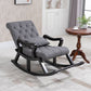 26.37"Wide Lounge Chair with Sled Base and Pillow Back Accent Chair