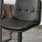 39.5" H Leather Swivel Barstool Nordic Adjustable Tall Stool for Indoor Clearhalo 'Bar Furniture' 'Bar Stools' 'bar_stools' 'furn' 'furn_bar_stools' 'furniture_bar_stools' 'Kitchen & Dining Furniture' 'kitchen&dining_furn' 'kitchen' 'kitchen_furn' Furniture' 1200x1200_7eabdf9f-c32e-4660-b148-481d32673a7a