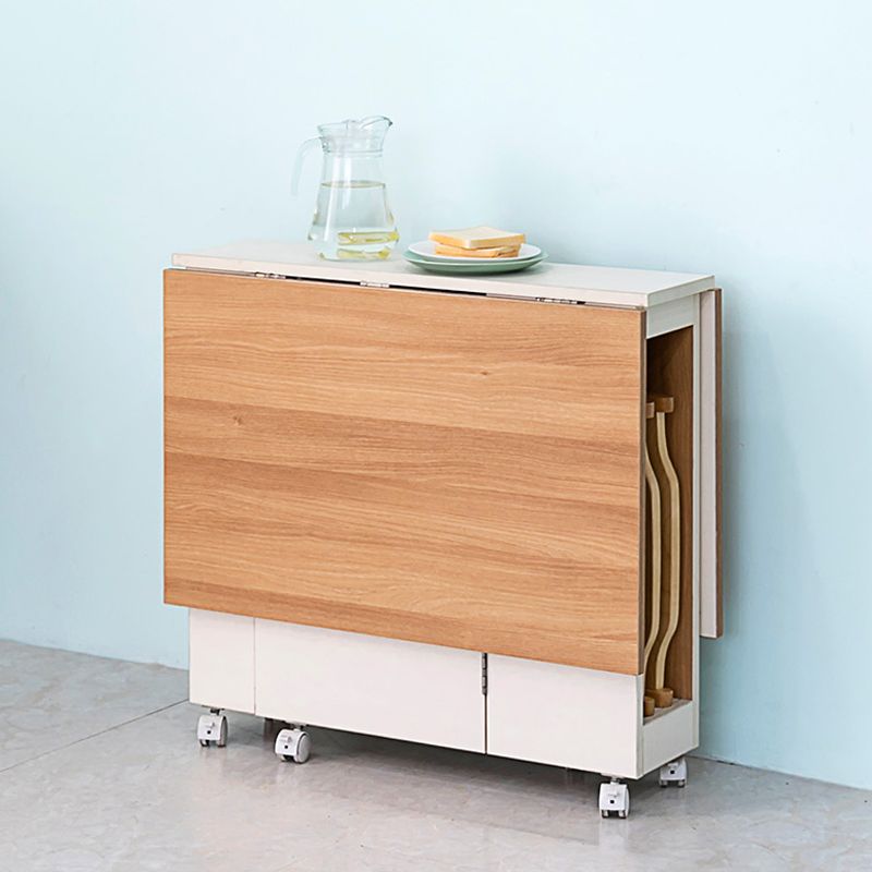 Modern 1/2/3/4/5/6/7 Pieces Foldable Dinette Set Engineered Wood Dining Table Set Clearhalo 'Dining Room Sets' 'Dining Tables & Seating' 'dining_room_set' 'Furniture' 'furniture_dining_room_set' 'Kitchen & Dining Furniture' 1200x1200_7eac6f4a-cf11-4039-934a-5959d89b4a7f