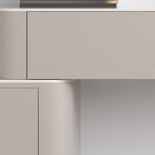 Vanity tavolo da tavola da 30,7 "di altezza contemporanea con cassetti